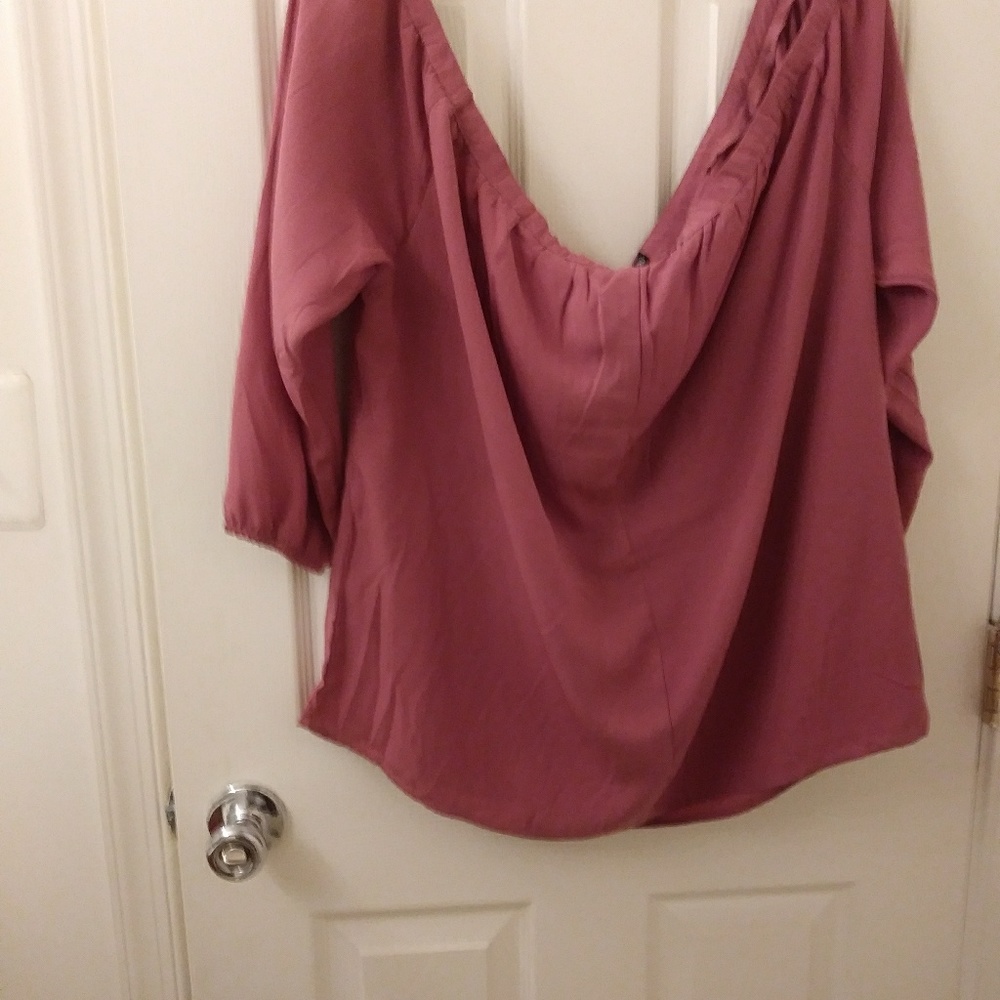 Miss Chevous over the shoulder blouse